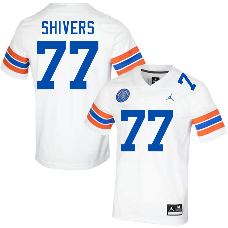 Stephon Shivers Florida Jersey,Florida Gators #77 Stephon Shivers Uniforms,Jersey Youth-Throwback Wh